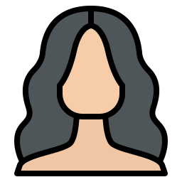 Wavy hair icon