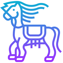 silla de caballo icono