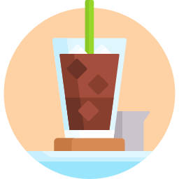 Iced coffee icon