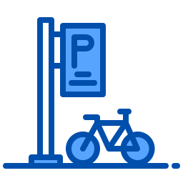Bicycle parking icon