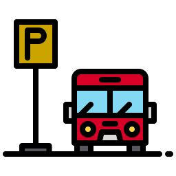 przystanek autobusowy ikona