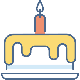 Birthday cake icon