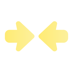 flechas opuestas icono