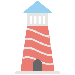 Sea navigation icon