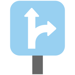 Traffic sign icon