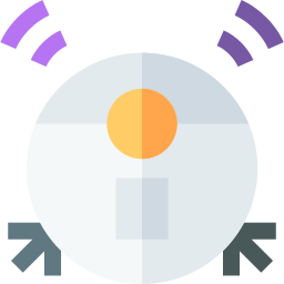 Robot vacuum cleaner icon