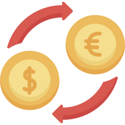 Currency exchange icon