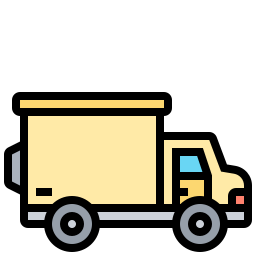 camion in movimento icona