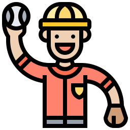 Baseball player icon