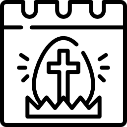 día de pascua icono