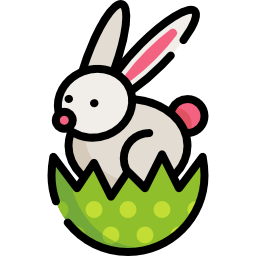 Easter bunny icon