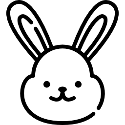 Easter bunny icon