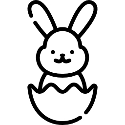 Easter bunny icon