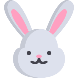 Easter bunny icon