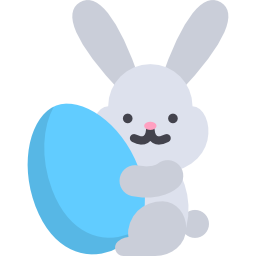 lapin de pâques Icône