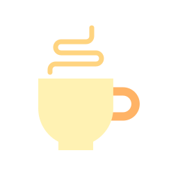 Hot coffee icon