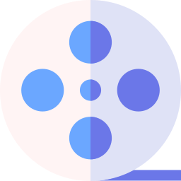 Movie reel icon