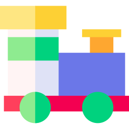 treno giocattolo icona