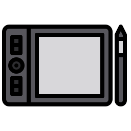 tablette de dessin Icône
