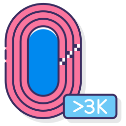 Running track icon