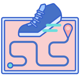 Running track icon