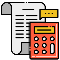 Tax calculate icon