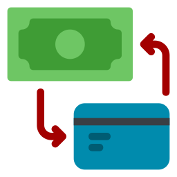 Money exchange icon