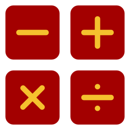 symbol matematyki ikona