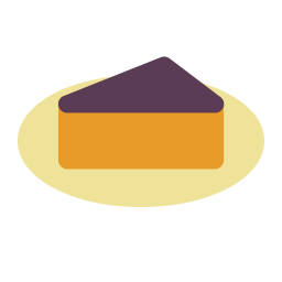 torta di formaggio icona