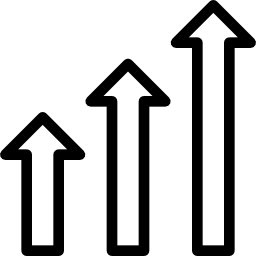 diagramme à bandes Icône