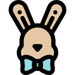 Easter bunny icon