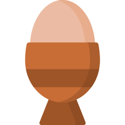 ugotowane jajko ikona