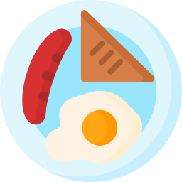 angielskie śniadanie ikona