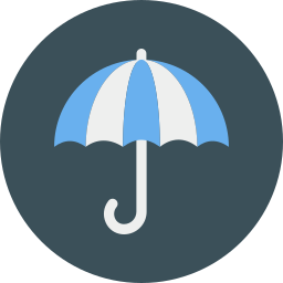 paraplu openen icoon
