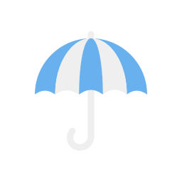 Open umbrella icon