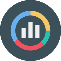 cirkeldiagram icoon