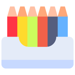 Pencil color icon