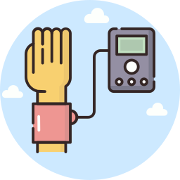 misuratore di pressione sanguigna icona