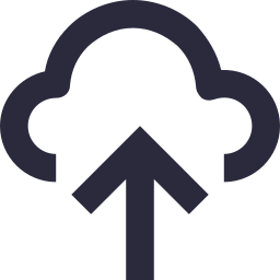 Cloud upload icon