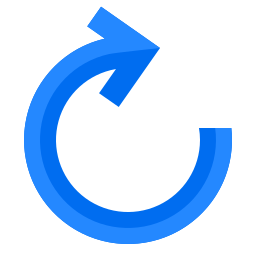 Curve arrow icon