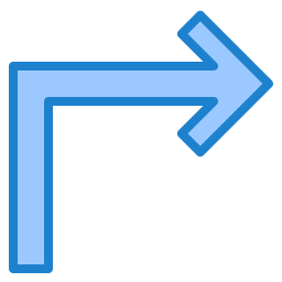 Turn right icon