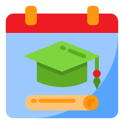 Graduation diploma icon