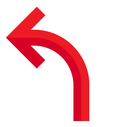 Turn left icon