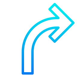 Turn right icon