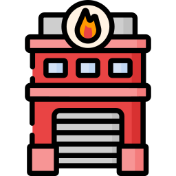 Fire station icon