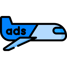 Aerial advertising icon
