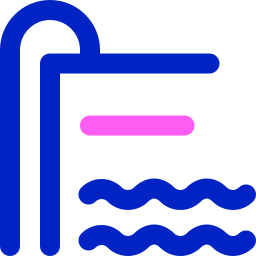 plataforma de mergulho Ícone