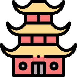 templo chino icono