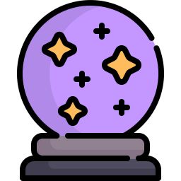 Crystal ball icon