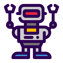robot espacial icono